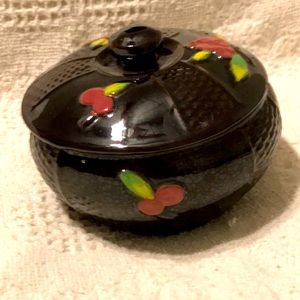 Monkey Bowl with Lid Made in Japan